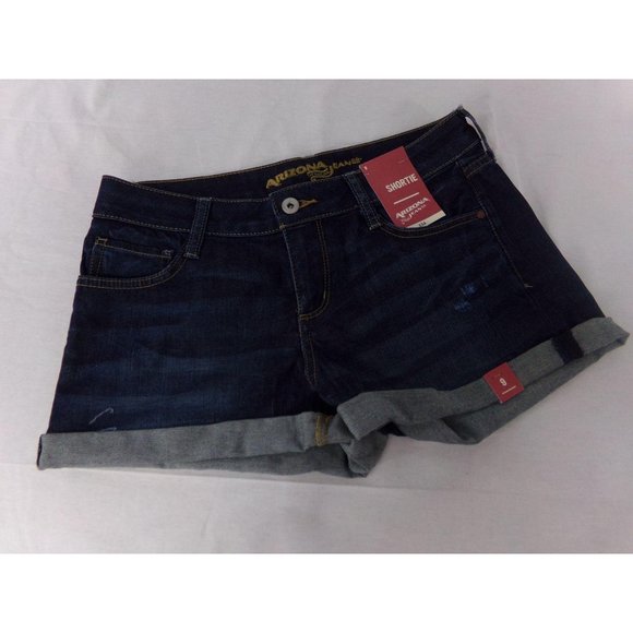 Arizona Jean Co. Pants - Women's Denim Shorty Arizona Jean Co. Shorts with Cuff size 9 NWT